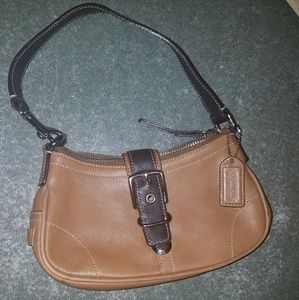 Coach leather clutch